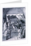 The Death of the Virgin from the 'Life of the Virgin' series, engraved 1510, pub. 1511 by Albrecht Dürer or Duerer