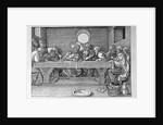The Last Supper, pub. 1523 by Albrecht Dürer or Duerer