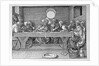 The Last Supper, pub. 1523 by Albrecht Dürer or Duerer