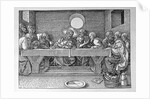 The Last Supper, pub. 1523 by Albrecht Dürer or Duerer