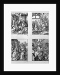 The 'Small Passion' series: The Annunciation; The Adoration of the Shepherds; Christ Taking Leave of his Mother; Christ's Entry into Jerusalem by Albrecht Dürer or Duerer