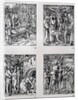 The 'Small Passion' series The Nailing to the Cross by Albrecht Dürer or Duerer
