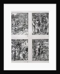 The 'Small Passion' series The Nailing to the Cross by Albrecht Dürer or Duerer