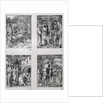 The 'Small Passion' series The Nailing to the Cross by Albrecht Dürer or Duerer