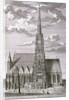 View of St. Stephan's Cathedral, Vienna engraved by George-Daniel Heumann by Salomon Kleiner