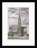 View of St. Stephan's Cathedral, Vienna engraved by George-Daniel Heumann by Salomon Kleiner