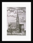 View of St. Stephan's Cathedral, Vienna engraved by George-Daniel Heumann by Salomon Kleiner