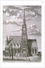 View of St. Stephan's Cathedral, Vienna engraved by George-Daniel Heumann by Salomon Kleiner
