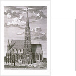View of St. Stephan's Cathedral, Vienna engraved by George-Daniel Heumann by Salomon Kleiner