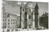 View of the Peterskirche, Vienna engraved by Johann Bernard Hattinger by Salomon Kleiner
