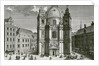 View of the Peterskirche, Vienna engraved by Johann Bernard Hattinger by Salomon Kleiner