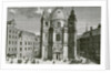 View of the Peterskirche, Vienna engraved by Johann Bernard Hattinger by Salomon Kleiner
