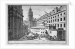 View of the new Observatory in the Jesuit College, Vienna showing also the library and the church of St. Maria Rotunda by Salomon Kleiner