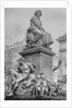 Monument to Ludwig van Beethoven, the composer seated on a pedestal above figures alluding to the Ninth Symphony, by Kaspar Ritter von Zumbusch, 1880 by Austrian School