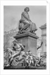 Monument to Ludwig van Beethoven, the composer seated on a pedestal above figures alluding to the Ninth Symphony, by Kaspar Ritter von Zumbusch, 1880 by Austrian School