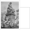 Monument to Ludwig van Beethoven, the composer seated on a pedestal above figures alluding to the Ninth Symphony, by Kaspar Ritter von Zumbusch, 1880 by Austrian School