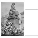 Monument to Ludwig van Beethoven, the composer seated on a pedestal above figures alluding to the Ninth Symphony, by Kaspar Ritter von Zumbusch, 1880 by Austrian School