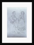 Costume designs for Figaro and Susanna from the opera 'The Marriage of Figaro' by Wolfgang Amadeus Mozart by Austrian School