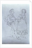 Costume designs for Figaro and Susanna from the opera 'The Marriage of Figaro' by Wolfgang Amadeus Mozart by Austrian School