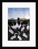 Herons in a field by Konrad Witz