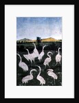 Herons in a field by Konrad Witz