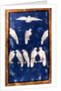 Birds of Prey in flight and on perches, one of a set of playing cards depicting scenes of courtly hawking, Upper Rhein Area, c.1440-45 by Konrad Witz
