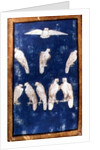 Birds of Prey in flight and on perches, one of a set of playing cards depicting scenes of courtly hawking, Upper Rhein Area, c.1440-45 by Konrad Witz
