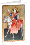 A mounted falconer by Konrad Witz