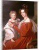 Archduchess Sophia of Austria with her two year old son Franz Joseph by J. K. Stiegler