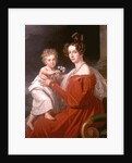 Archduchess Sophia of Austria with her two year old son Franz Joseph by J. K. Stiegler