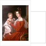 Archduchess Sophia of Austria with her two year old son Franz Joseph by J. K. Stiegler