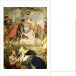 The Meeting of Ferdinand II and his son the Cardinal Infante Ferdinand before the battle of Nordlingen in 1634, 1634-35 by Peter Paul Rubens