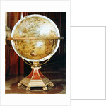 Terrestrial globe, 1688 by Vincenzo Maria Coronelli