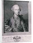 Portrait of Joseph II King of Germany and Holy Roman Emperor, 1763 by Austrian School