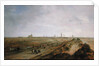 Landscape with a view of Ostend by Robert van den Hoecke