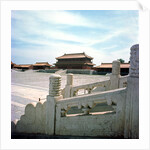 View of the central ramp leading from the Hall of Supreme Harmony, Ming Dynasty 1420 by School Chinese