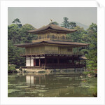Kinkaku temple dedicated to the memory of the shogun Ashikaga Yoshimitsu 15th century by Japanese School