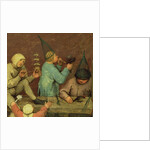 Children's Games: detail of left-hand section showing children making toys and blowing bubbles, 1560 by Pieter the Elder Bruegel