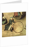 Children's Games: detail of a child with a stick and hoop, 1560 by Pieter the Elder Bruegel