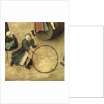 Children's Games: detail of a child with a stick and hoop, 1560 by Pieter the Elder Bruegel