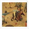 Children's Games: detail of children on piggy-back, 1560 by Pieter the Elder Bruegel