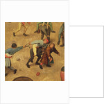 Children's Games: detail of children on piggy-back, 1560 by Pieter the Elder Bruegel