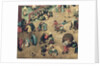 Children's Games: detail of left-hand section showing children bowling hoops, doing handstands, playing with a hobby-horse and other games, 1560 by Pieter the Elder Bruegel