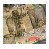 The Tower of Babel, detail of the construction works, 1563 by Pieter the Elder Bruegel