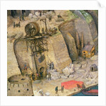 The Tower of Babel, detail of the construction works, 1563 by Pieter the Elder Bruegel