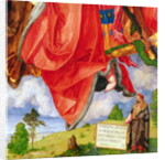 The Landauer Altarpiece, All Saints Day, detail showing self portrait, 1511 by Albrecht Dürer or Duerer