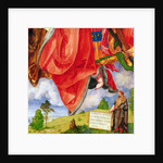 The Landauer Altarpiece, All Saints Day, detail showing self portrait, 1511 by Albrecht Dürer or Duerer