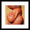 Female figurine known as the Venus of Willendorf, side view detail of torso, Gravettian culture, Upper Palaeolithic Period, c.30000-18000 BC by Paleolithic Paleolithic