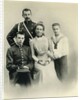 Family portrait of Princess Zenaida Yusupova, Count Felix Sumarokov-Elston and sons Nikolai and Felix by Russian Photographer