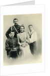 Family portrait of Princess Zenaida Yusupova, Count Felix Sumarokov-Elston and sons Nikolai and Felix by Russian Photographer